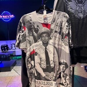 vintage 90s all-over print Barney
Fife t-shirt